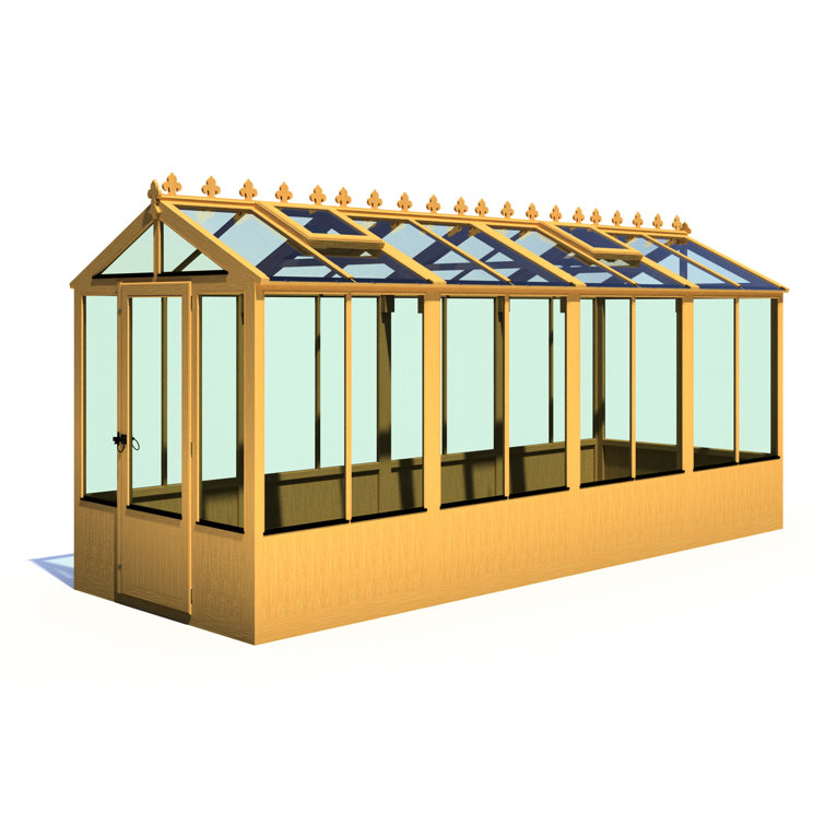 Shire Sheds 6 Ft W x 15.5 Ft D Greenhouse Wayfair.co.uk